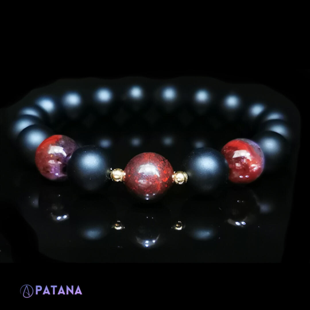 Meteorite Bracelet: Enhance Spiritual Consciousness, Regen Positive Energies, Improve Well-being