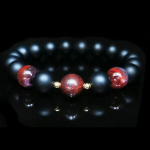 Meteorite Bracelet: Enhance Spiritual Consciousness, Regen Positive Energies, Improve Well-being