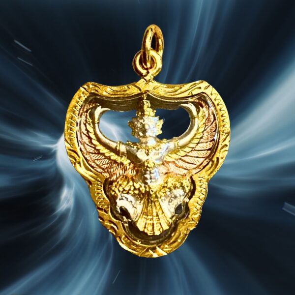 Three-Tone Garuda Amulet: Energy of Authority, Respect, Wealth. Shields Against Negative Energies. - Image 3