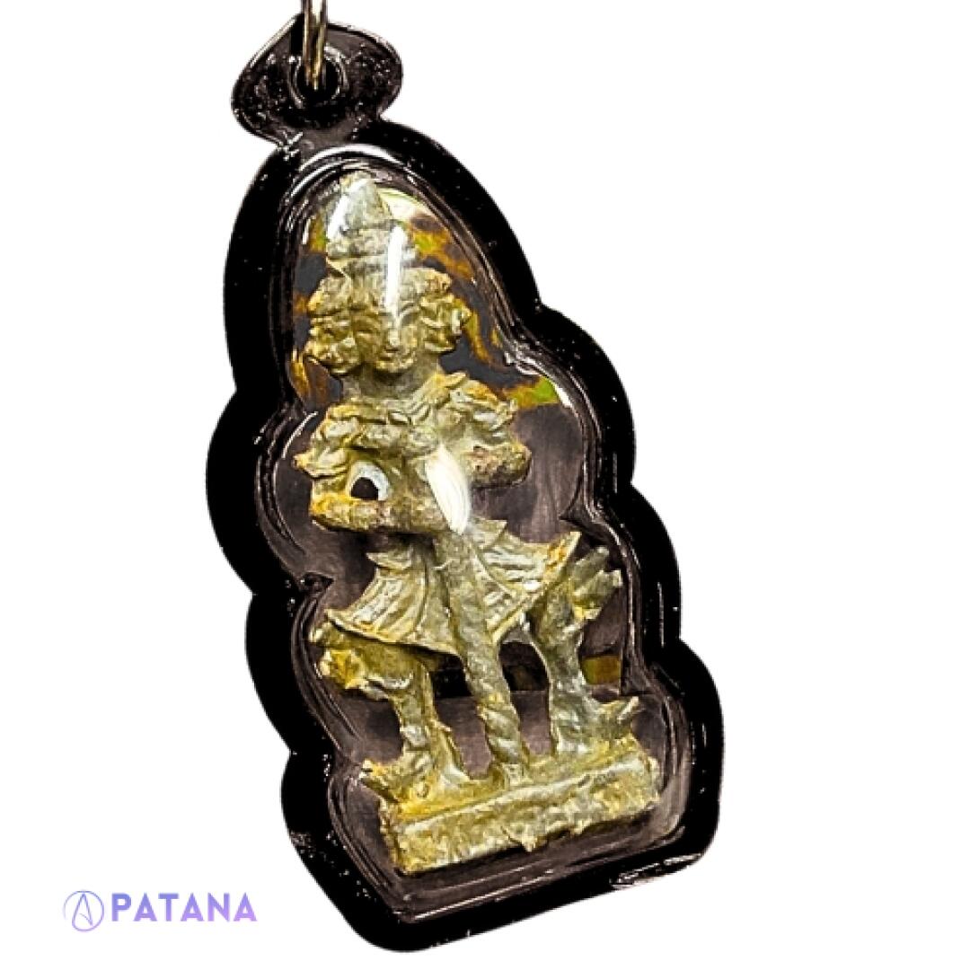 4 Faces Tao Wessuwan: Dispel Negative Curses, Destroy Black Magic, Demons. Extremely Strong Protector. - Image 2