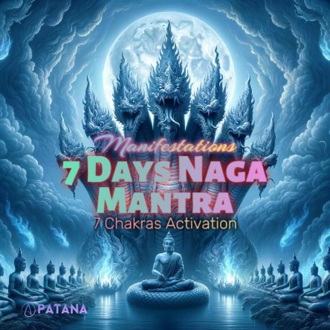 7-Day Naga Mantra (8 Tracks) - 7-Chakra Activation - Protect against negative force, enhance wealth and higher dimension vibration.