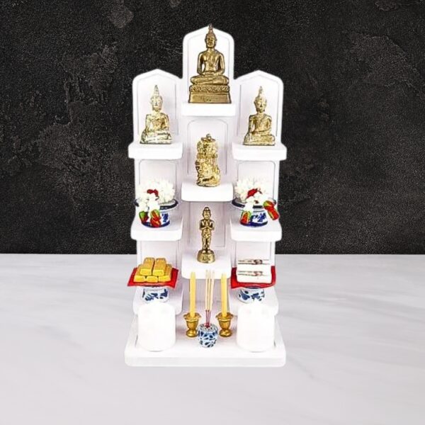 Altar for Miniature Statues and Amulets - 9 Layers (H:30CM) - Image 3