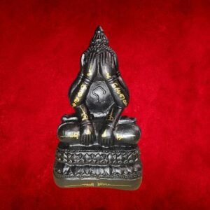 Phra Pidta Black Statue: Elevates Spiritual Consciousness, Protect Against Dark Magic. Raises Good Spiritual Energies At Home.