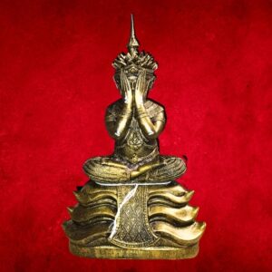 Phra Pidta Statue: Powerful Conduit for Higher Realm Energies To Protect Home From Negative Attacks, Elevates Spiritual Energies. Shield of Protective Aura for Home.