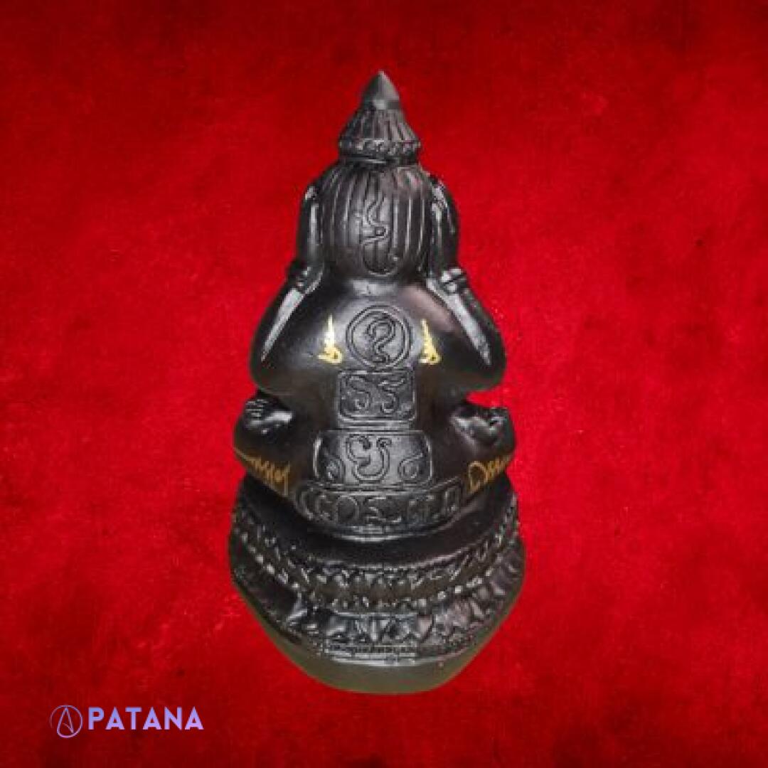 Phra Pidta Black Statue: Elevates Spiritual Consciousness, Protect Against Dark Magic. Raises Good Spiritual Energies At Home. - Image 2