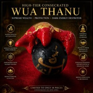 Elite Wua Thanu (10 April Consecration): Supreme Wealth Accumulator, Dark Energy Annihilator & Yantra-Infused Guardian (Only 20 Created)
