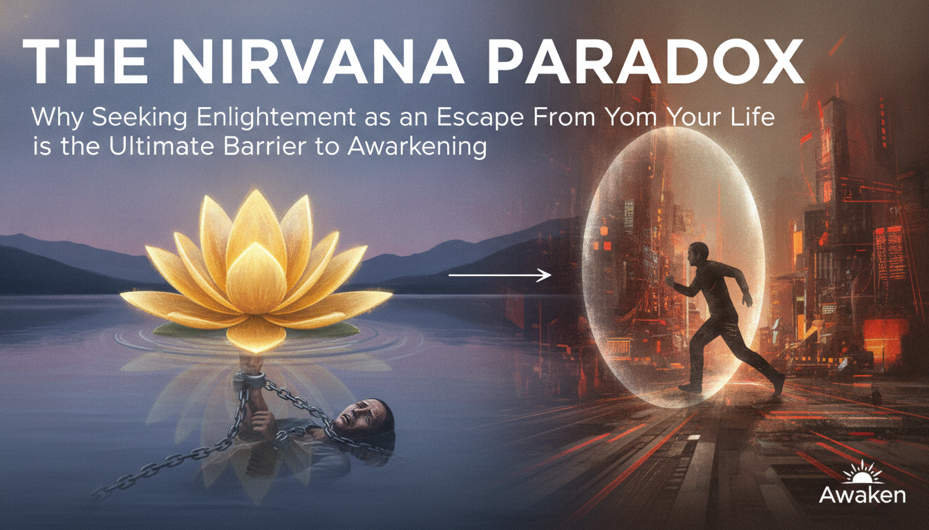 The Nirvana Paradox: Why Seeking Enlightenment as an Escape from Your Life is the Ultimate Barrier to Awakening Thumbnail