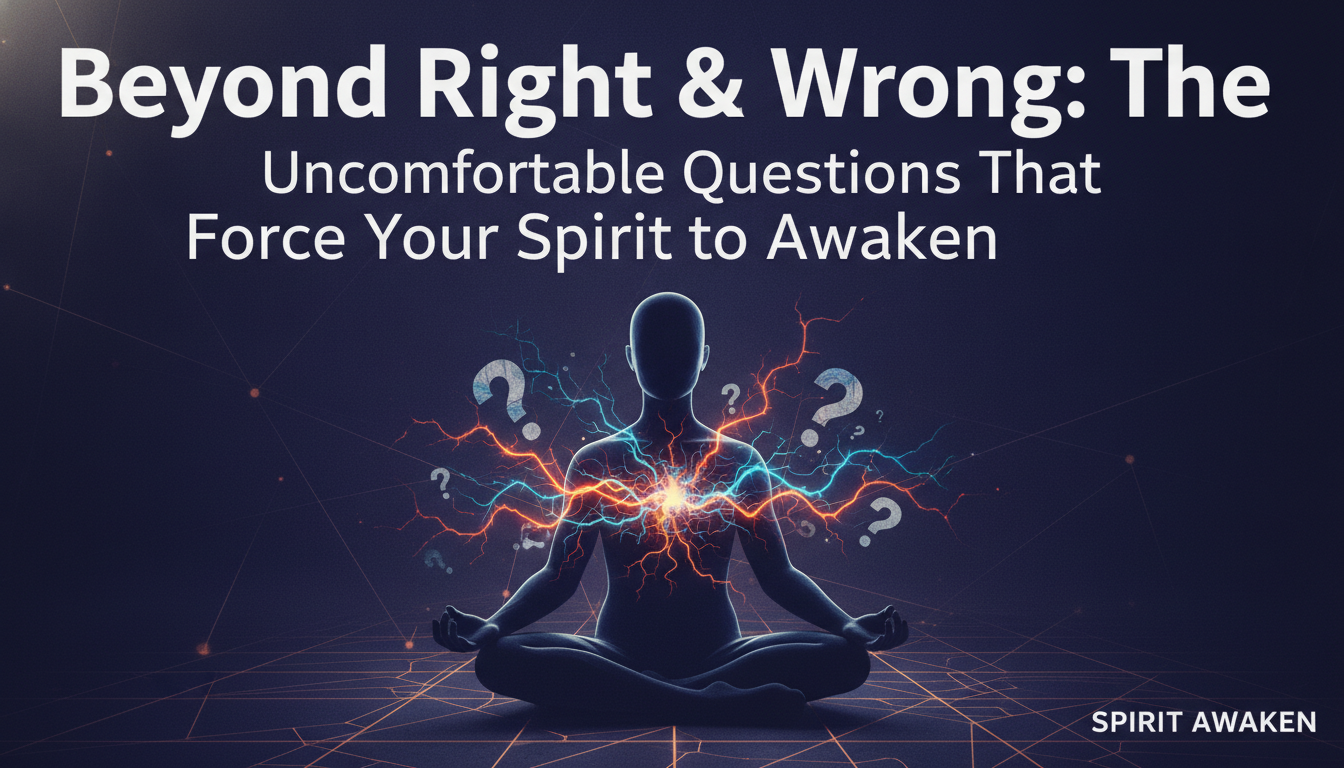 Beyond Right & Wrong: The Uncomfortable Questions That Force Your Spirit to Awaken Thumbnail