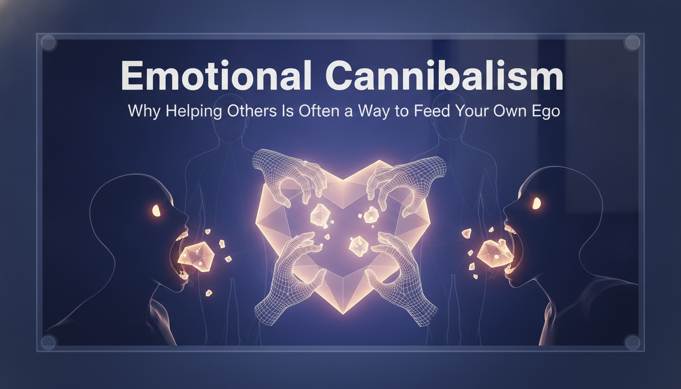 Emotional Cannibalism: Why Helping Others Is Often a Way to Feed Your Own Ego Thumbnail