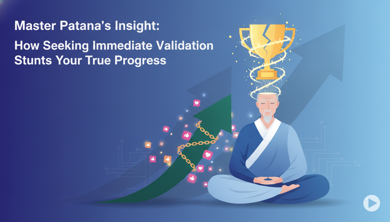 Master Patana's Insight: How Seeking Immediate Validation Stunts Your True Progress Thumbnail