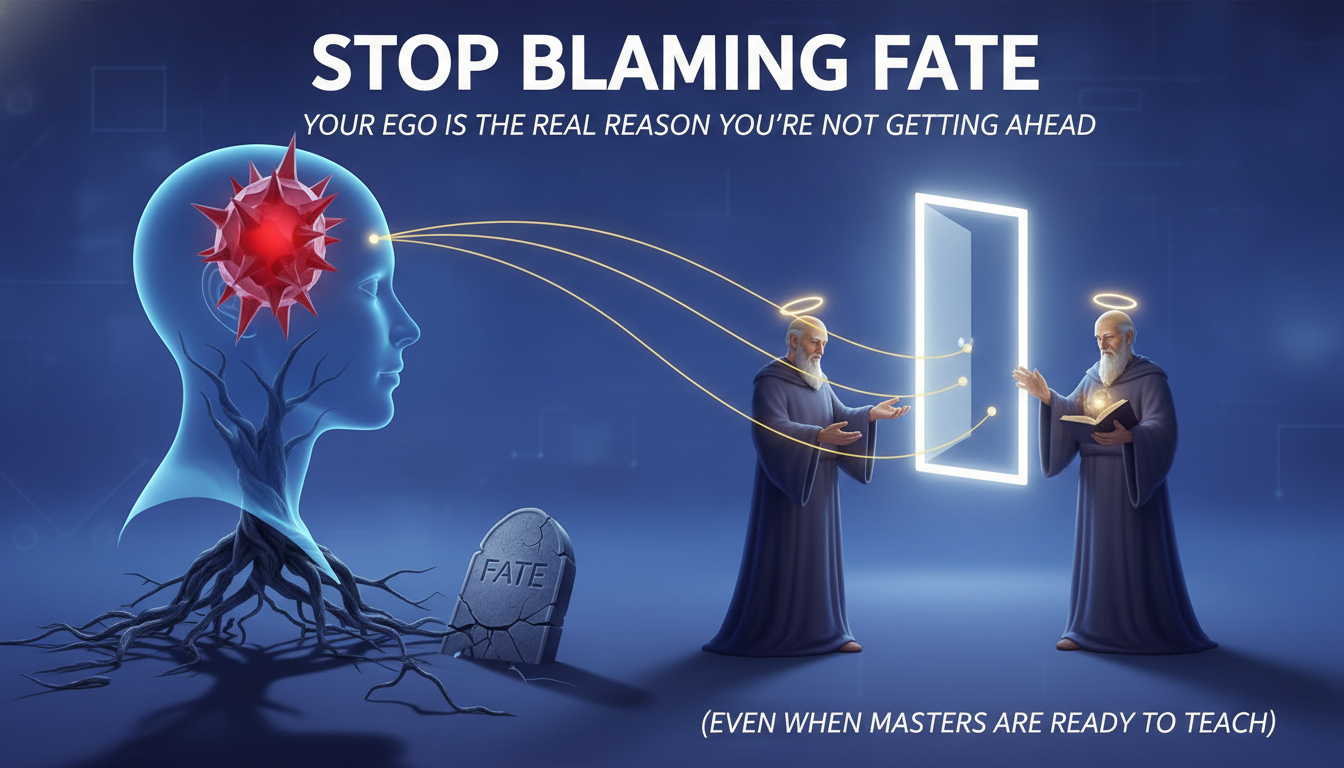 Stop Blaming Fate: Your Ego Is the Real Reason You're Not Getting Ahead (Even When Masters Are Ready to Teach) Thumbnail