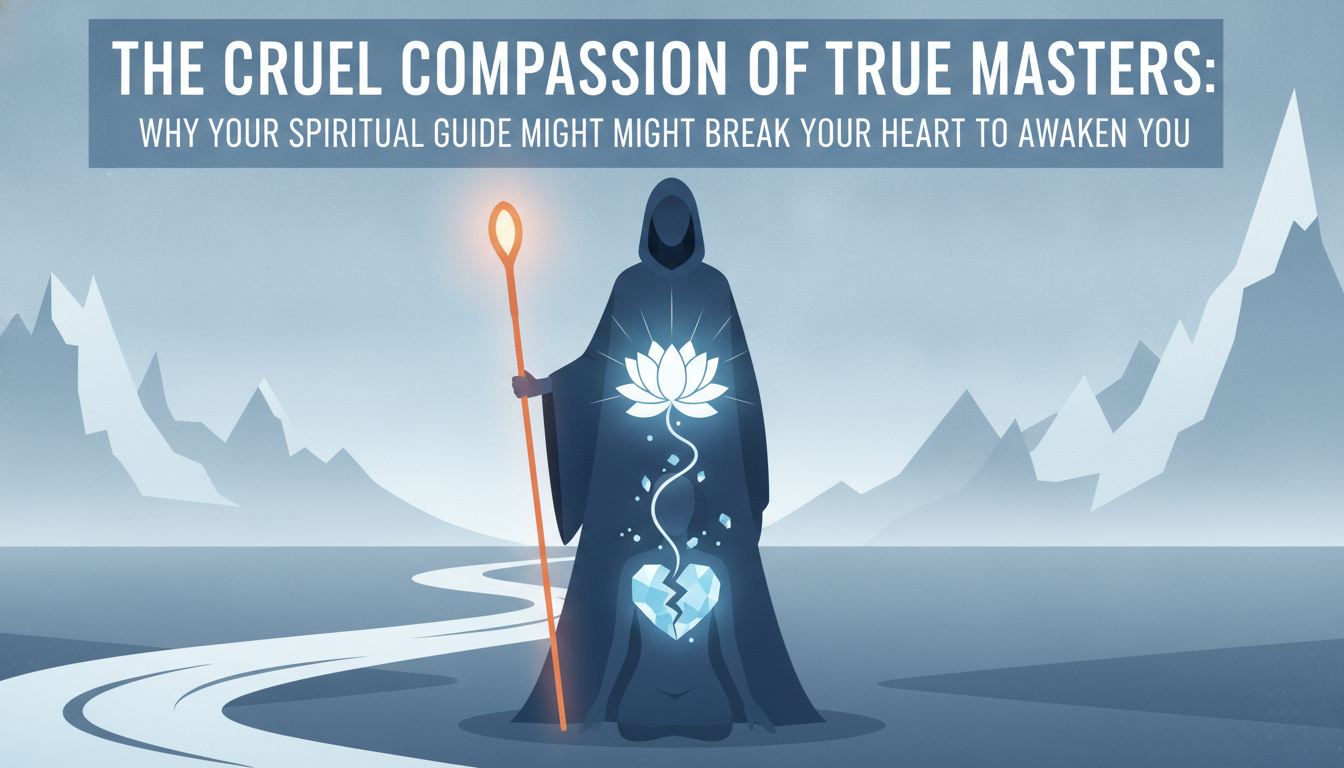 The Cruel Compassion of True Masters: Why Your Spiritual Guide Might Break Your Heart to Awaken You Thumbnail