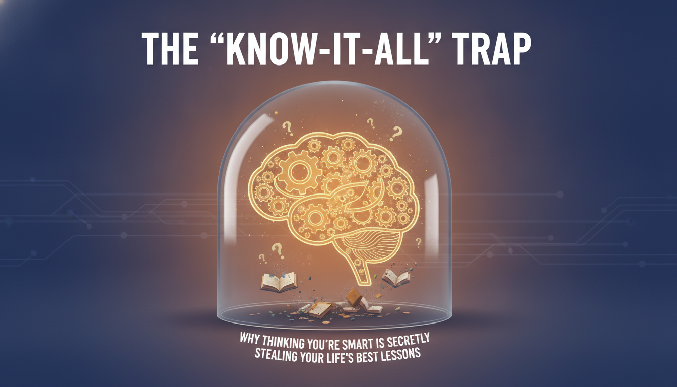 The 'Know-It-All' Trap: Why Thinking You're Smart Is Secretly Stealing Your Life's Best Lessons Thumbnail