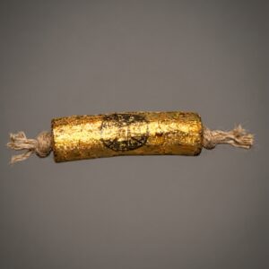 Rare Sacred Gold-Leaf Bamboo Takrut: 108 Herbal Powder Immersion for Ultimate Fortune & Protection (#0181)