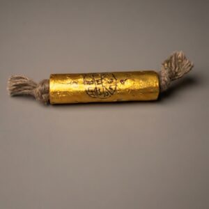Ultra-Rare 2011 Forest Monastic Solid Bamboo Takrut: 108 Sacred Herb Aged Relic (#0190)